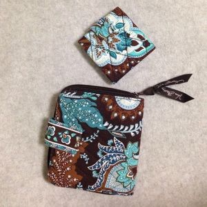 Vera Bradley set, wallet and mirror