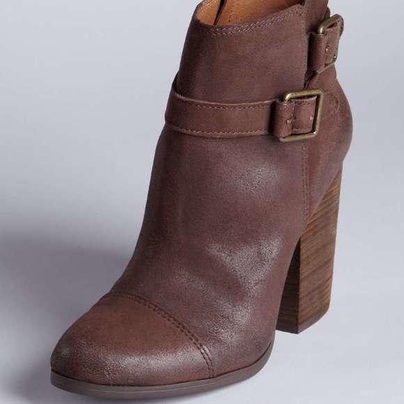 Lucky Brand - Brown Booties - Size 7.5