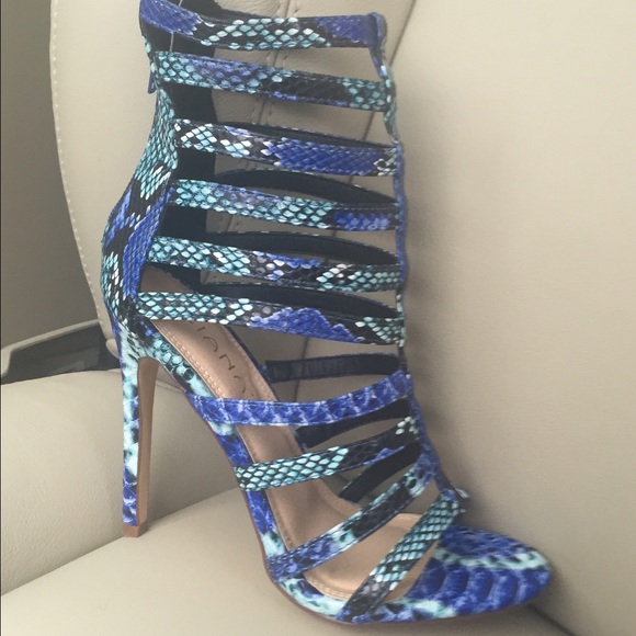 Liliana Shoes - 🚫SOLD Blue python strappy heels