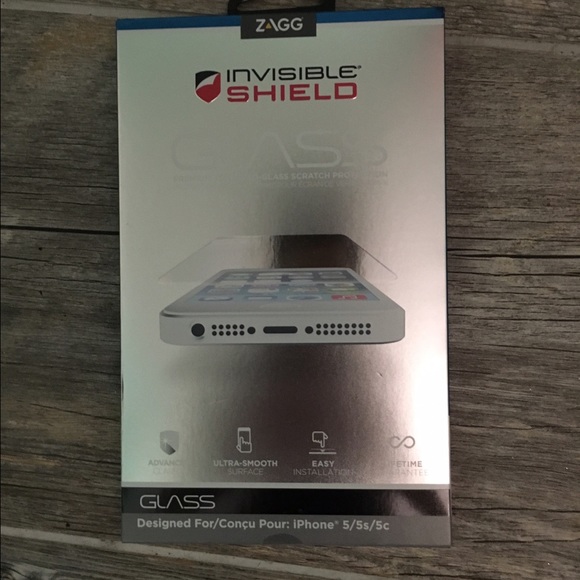 BRAND NEW GLASS ZAGG IPHONE 5 SCREEN PROTECTOR