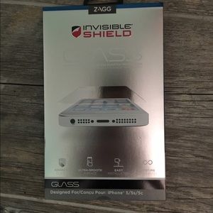 BRAND NEW GLASS ZAGG IPHONE 5 SCREEN PROTECTOR