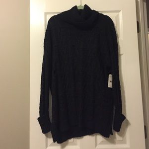 Brand new free people small sweater black comb