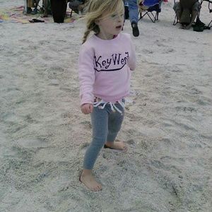 Little girls dancing belts