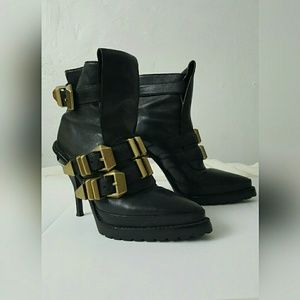 SALE Alexander Wang HANNE Triple Buckle Boots
