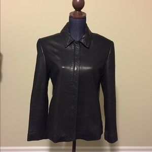 Anne Klein Black Leather Jacket