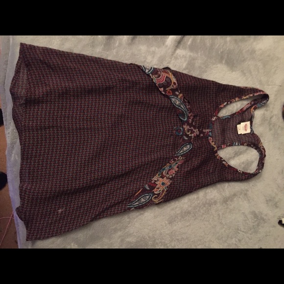 ON SALE BROWN RAZOR BACK TEE - Picture 2 of 4