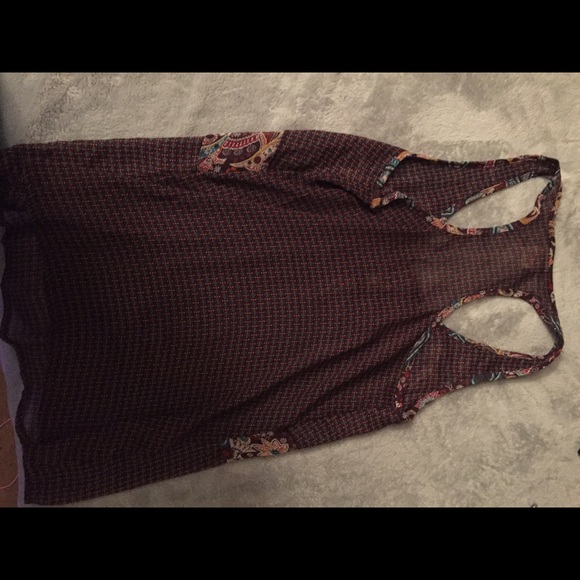 ON SALE BROWN RAZOR BACK TEE - Picture 4 of 4