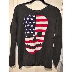 Brandy Melville Skull Sweater