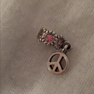 Authentic Pandora Peace Charm