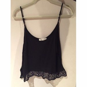 Black Cropped Cami
