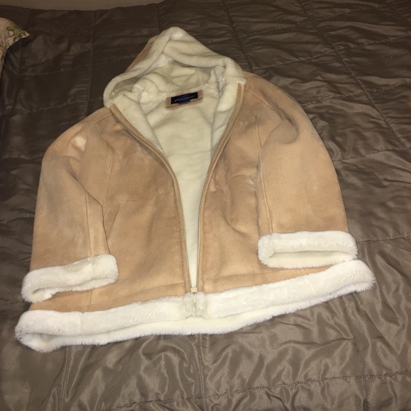 Beautiful heavy warm fuzzy feeling coat