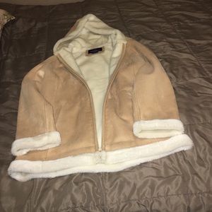 Beautiful heavy warm fuzzy feeling coat