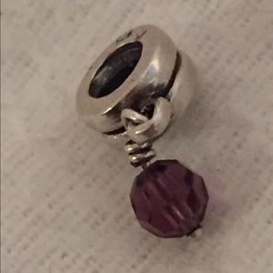 Chamilia Amethyst Dangle Charm