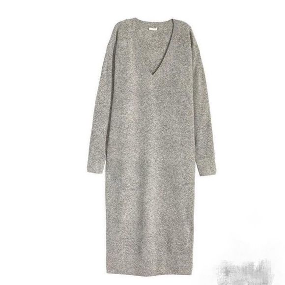 H&M 100% wool sweater dress