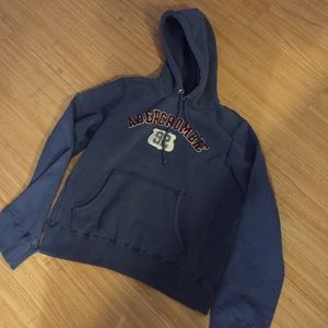 medium blue Abercrombie and Fitch hoodie