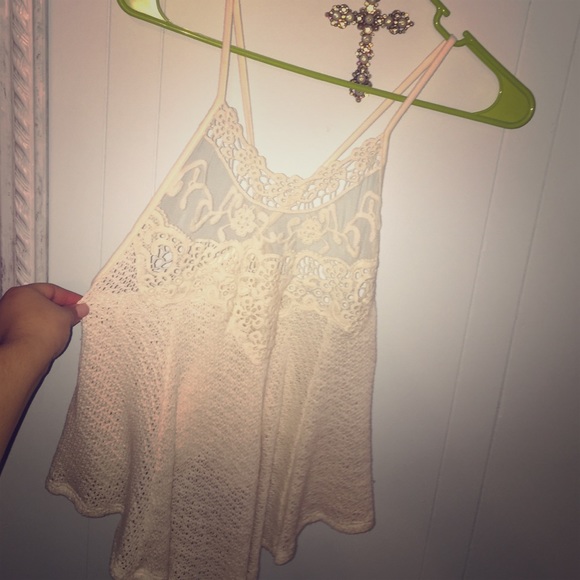 Off white knitted top