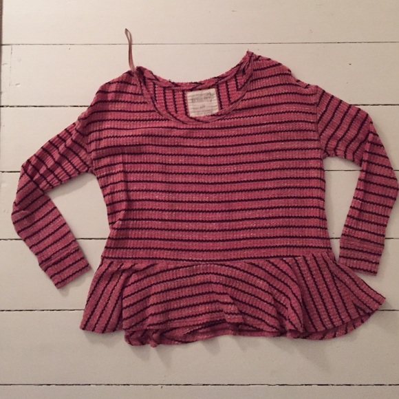 Free People Flannel Peplum - Picture 3 of 3