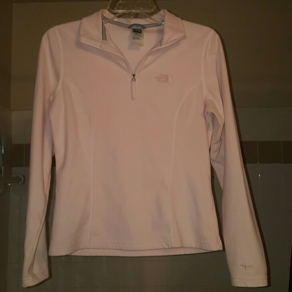 Pink North Face sweater