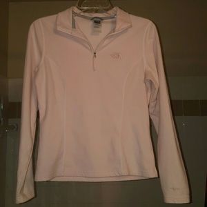 Pink North Face sweater