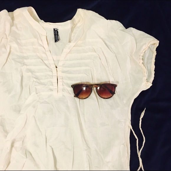 FREE PEOPLE Ivory Blouse