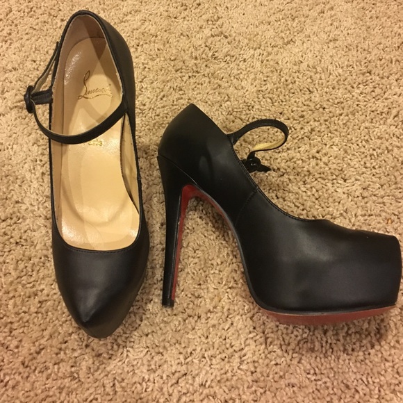 Red Bottom Platform Heels size 36