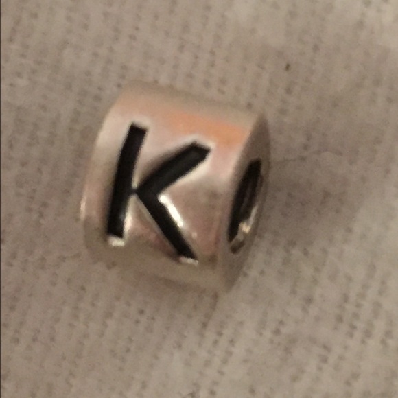 Chamilia Engraved "K" Charm