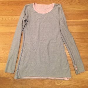 Reversible lululemon long sleeve - 2 shirts in 1!