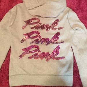 PINK zip up hoodie