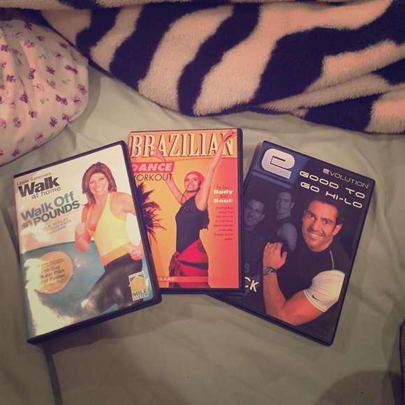 WORKOUT DVD'S (3)