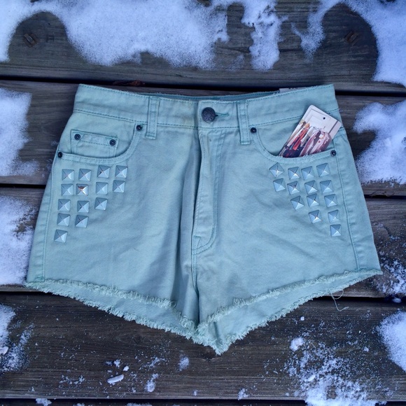 BDG High-Rise Studded Cheeky Short