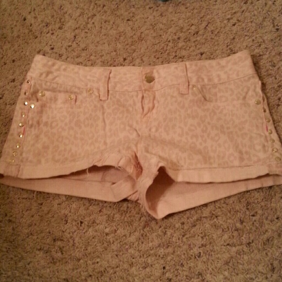 VS PINK denim shorts size 4 - Picture 1 of 4