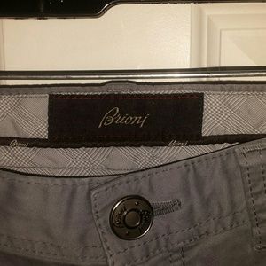 Grey Brioni Men's Pants