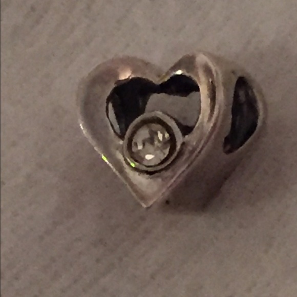 Chamilia Heart & Stone Charm