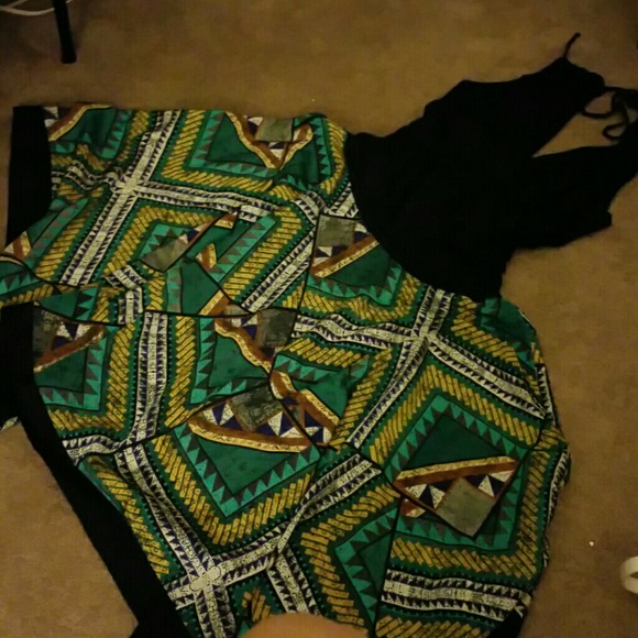 Tribal print dress