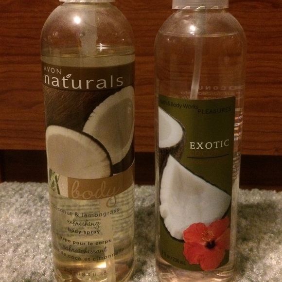 Coconut scented body sprays !!!