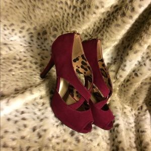 Fuscia heels