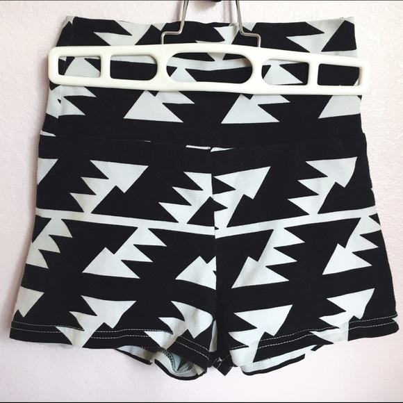 American apparel cotton spandex jersey HW shorts