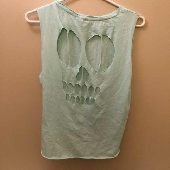 Skull Mint Muscle Tee H&M