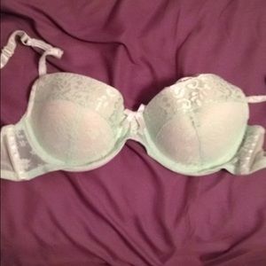 Lacy Green Bra