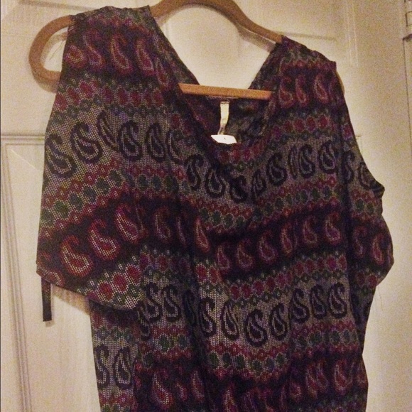Mind Code printed cinched blouse - Picture 2 of 3