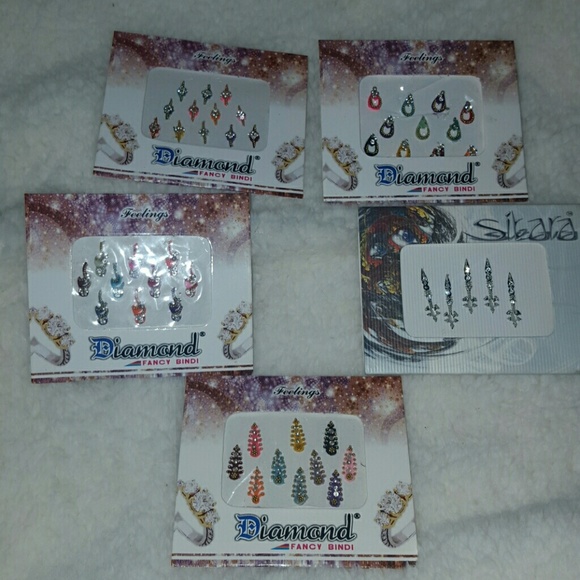 5 packs of Fancy bindi
