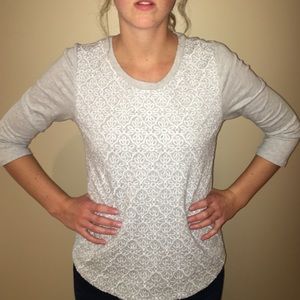 J.Crew Embroidered Floral Shirt