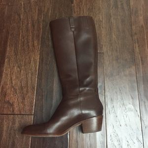 Cole Haan Brown Beautiful full back zip boot - 8.5