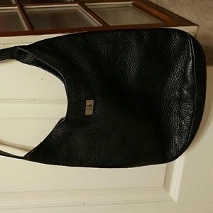 Black Leather "the Sak" Purse