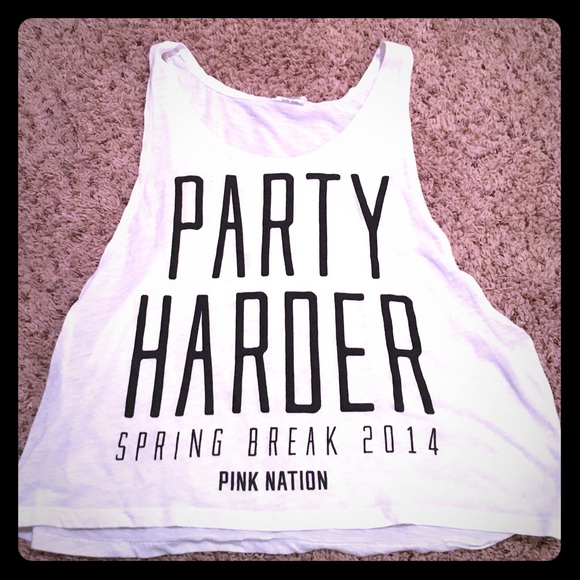 VS PINK Spring break crop top