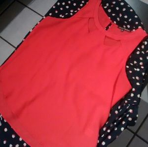 Cute summer blouse. Happening in the present