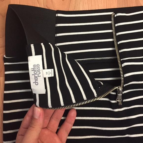 Charlotte Russe stripe skirt - Picture 3 of 3