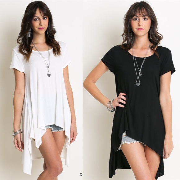 1DAYSALE "Japanese Maple" Asymmetric Hem Tee / Top - Picture 4 of 4