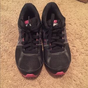 Nike black and pink sneakers
