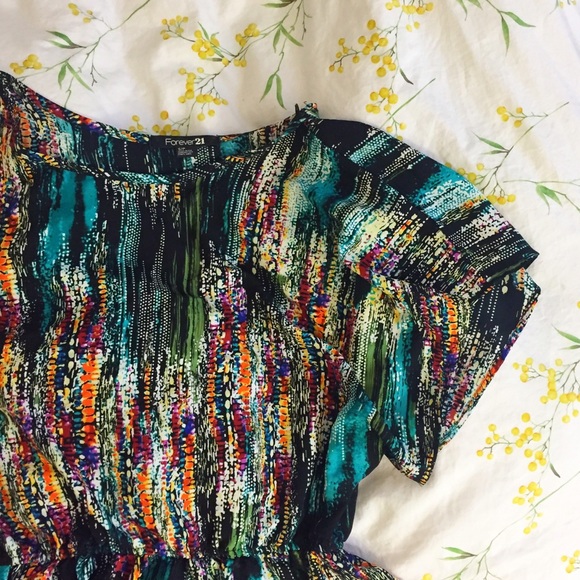 F21 | Multi Colored Blouse